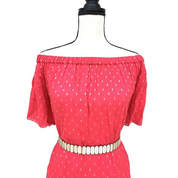 Anthropologie Tryb Andorra Off-Shoulder Mini Dress - Picture 7 of 11